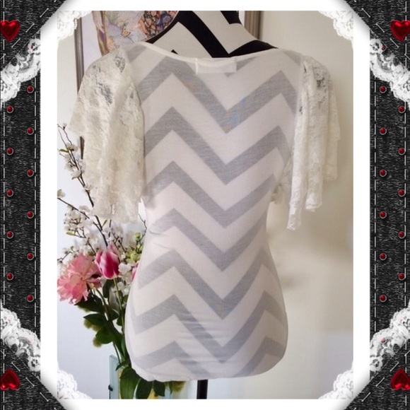 Fashion Ruffle Sleeve White Top - Picture 4 of 6